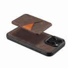 For iPhone 13 Pro ESEBLE E2 Retro Texture Card Slots MagSafe RFID Leather Case(Coffee) - 3