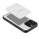 For iPhone 14 / 13 ESEBLE E3 Plain Texture Card Slots MagSafe RFID Leather Case(Ivory) - 3