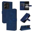 For Redmi Note 14 5G AZNS Skin Feel Calf Texture Flip Leather Phone Case(Blue) - 1