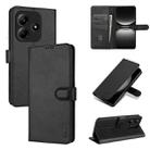 For Redmi Note 14 5G AZNS Skin Feel Calf Texture Flip Leather Phone Case(Black) - 1