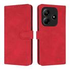 For Redmi Note 14 5G AZNS Skin Feel Calf Texture Flip Leather Phone Case(Red) - 2