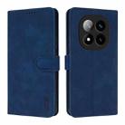 For Redmi Note 14 Pro 5G AZNS Skin Feel Calf Texture Flip Leather Phone Case(Blue) - 2