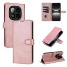 For Redmi Note 14 Pro 5G AZNS Skin Feel Calf Texture Flip Leather Phone Case(Rose Gold) - 1