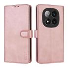 For Redmi Note 14 Pro 5G AZNS Skin Feel Calf Texture Flip Leather Phone Case(Rose Gold) - 2