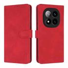 For Redmi Note 14 Pro+ 5G AZNS Skin Feel Calf Texture Flip Leather Phone Case(Red) - 2