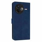 For Redmi K80 AZNS Skin Feel Calf Texture Flip Leather Phone Case(Blue) - 3