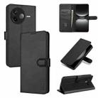 For Redmi K80 AZNS Skin Feel Calf Texture Flip Leather Phone Case(Black) - 1