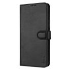 For Redmi K80 AZNS Skin Feel Calf Texture Flip Leather Phone Case(Black) - 2