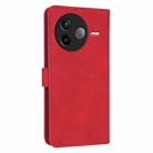 For Redmi K80 AZNS Skin Feel Calf Texture Flip Leather Phone Case(Red) - 3