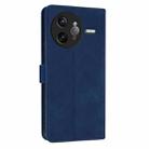 For Redmi K80 Pro AZNS Skin Feel Calf Texture Flip Leather Phone Case(Blue) - 3