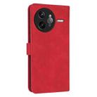 For Redmi K80 Pro AZNS Skin Feel Calf Texture Flip Leather Phone Case(Red) - 3