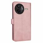 For Redmi K80 Pro AZNS Skin Feel Calf Texture Flip Leather Phone Case(Rose Gold) - 3