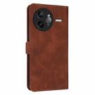 For Redmi K80 Pro AZNS Skin Feel Calf Texture Flip Leather Phone Case(Brown) - 3