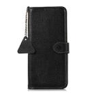 For Honor X9c Genuine Leather Litchi Texture RFID Leather Phone Case(Black) - 3