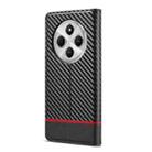 For Redmi 14C 4G LC.IMEEKE Carbon Fiber Texture Flip Leather Phone Case(Horizontal Black) - 3