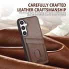 For Samsung Galaxy S24 5G AZNS K1 Series Card Slot Business Phone Case(Brown) - 3