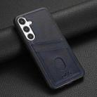 For Samsung Galaxy S24 5G AZNS K1 Series Card Slot Business Phone Case(Blue) - 2