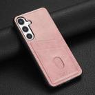 For Samsung Galaxy S24+ 5G AZNS K1 Series Card Slot Business Phone Case(Pink) - 2