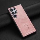 For Samsung Galaxy S24 Ultra 5G AZNS K1 Series Card Slot Business Phone Case(Pink) - 2