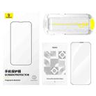 For iPhone 16 Pro Max Baseus Crystal HD Tempered Glass Screen Protector Dust Filter DLC Coating Version(Transparent) - 3