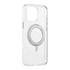 For iPhone 16 Pro Max Baseus SkyRing Series 360 Ring Holder Magsafe Phone Case(Transparent) - 1