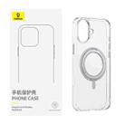 For iPhone 16 Plus Baseus SkyRing Series 360 Ring Holder Magsafe Phone Case(Transparent) - 2