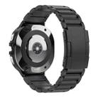 For Samsung Galaxy Watch8 / Watch8 Classic Three Beads Tortoise Buckle Titanium Steel Watch Band(Black) - 2