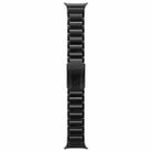For Samsung Galaxy Watch8 / Watch8 Classic Three Beads Tortoise Buckle Titanium Steel Watch Band(Black) - 3