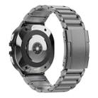For Samsung Galaxy Watch8 / Watch8 Classic Three Beads Tortoise Buckle Titanium Steel Watch Band(Grey) - 2