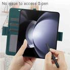 For Samsung Galaxy Fold6 5G Side Buckle Leather Phone Case(Green) - 3