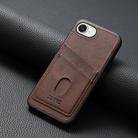 For iPhone 16e AZNS K1 Series Card Slot Business Phone Case(Brown) - 2