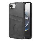 For iPhone 16e AZNS K1 Series Card Slot Business Phone Case(Black) - 1
