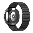 For Samsung Galaxy Watch8 / Watch8 Classic One Bead Flat Buckle Pure Titanium Watch Band(Black) - 2