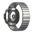 For Samsung Galaxy Watch8 / Watch8 Classic One Bead Flat Buckle Pure Titanium Watch Band(Titanium Color) - 2