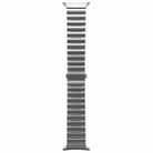 For Samsung Galaxy Watch8 / Watch8 Classic One Bead Flat Buckle Pure Titanium Watch Band(Titanium Color) - 3