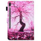 For Samsung Galaxy Tab S8 / Galaxy Tab S7 T870 / T875 Colored Drawing Stitching Horizontal Flip Leather Case with Holder & Card Slots(Cherry Tree) - 3