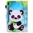 For Samsung Galaxy Tab S8 / Galaxy Tab S7 T870 / T875 Colored Drawing Stitching Horizontal Flip Leather Case with Holder & Card Slots(Cartoon Panda) - 2