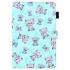 For Samsung Galaxy Tab S8 / Galaxy Tab S7 T870 / T875 Colored Drawing Stitching Horizontal Flip Leather Case with Holder & Card Slots(Cartoon Bear) - 2