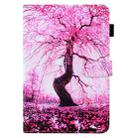 For Samsung Galaxy Tab A6 10.1 T580 / T585 Colored Drawing Stitching Horizontal Flip Leather Case with Holder & Card Slots(Cherry Tree) - 2