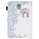 For Samsung Galaxy Tab A10.5 T590 / T595 Colored Drawing Stitching Horizontal Flip Leather Case with Holder & Card Slots(Elephant Flower) - 3