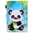 For Samsung Galaxy Tab A10.1 (2019) T510 Colored Drawing Stitching Horizontal Flip Leather Case with Holder & Card Slots(Cartoon Panda) - 3