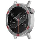 For CMF Watch Pro 2 Smart Watch Metal Bezel Number Ring Frame(Silver Red) - 3