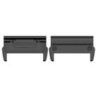 For Garmin 20mm 1 Pair Metal Head Adapter Watch Band Quick Release Connector(Black) - 1