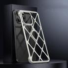 For iPhone 13 Pro Holder Metal Phone Case(Titanium) - 1