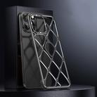 For iPhone 16 Pro Holder Metal Phone Case(Black) - 1