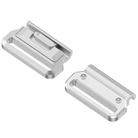 For Garmin 26mm 1 Pair Metal Medium Adapter Watch Band Quick Release Connector(Silver) - 2