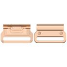 For Garmin 20mm 1 Pair Metal Medium Adapter Watch Band Quick Release Connector(Rose Gold) - 1