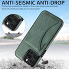 For iPhone 16 Pro Max Ultra-thin Shockproof Phone Protective Case with Holder(Green) - 3