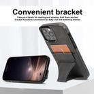 For iPhone 16 Pro Ultra-thin Shockproof Phone Protective Case with Holder(Black) - 2