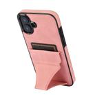 For iPhone 16 Plus Ultra-thin Shockproof Phone Protective Case with Holder(Rose Gold) - 2